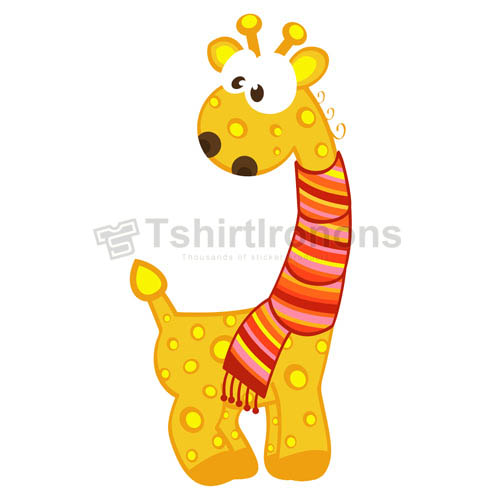 Giraffe T-shirts Iron On Transfers N8099 - Click Image to Close